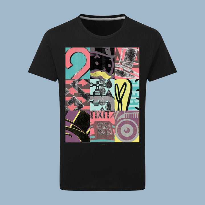 Monopoly Retro - Bright Tiled T-Shirt
