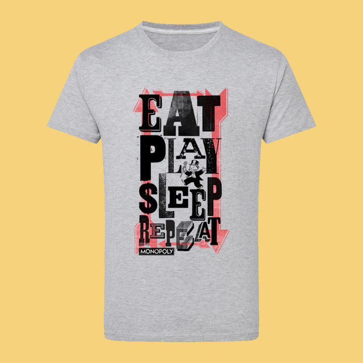 Monopoly Retro - Eat, Play, Sleep T-Shirt