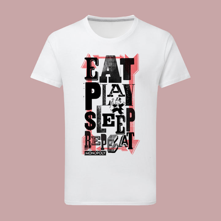 Monopoly Retro - Eat, Play, Sleep T-Shirt