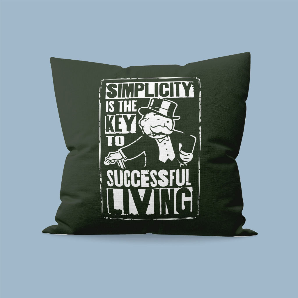 Simplicity White Coloured Cushion