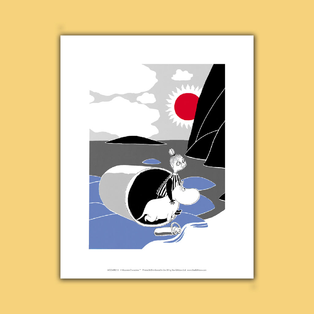 Moomin - Mymble with moomintroll Art Print