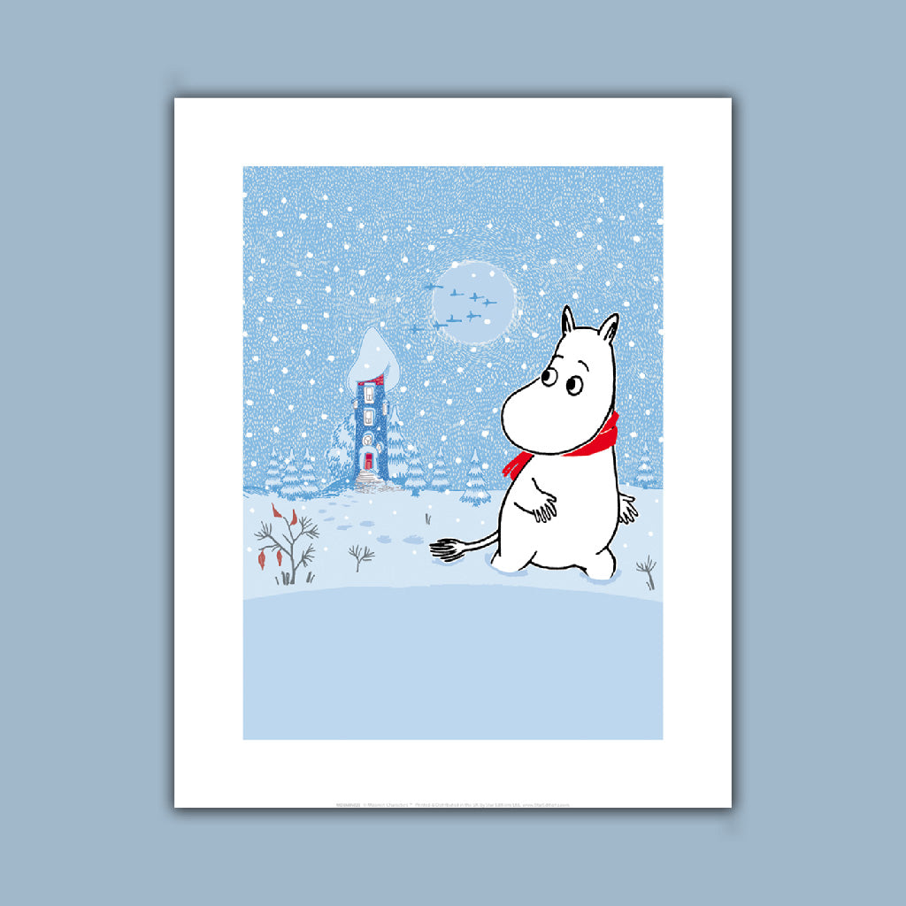 Moomin - snork maiden in the snow Art Print