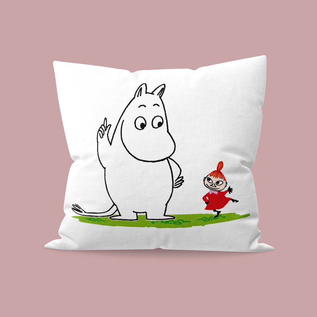 Moomintroll and little my dancing Cushion