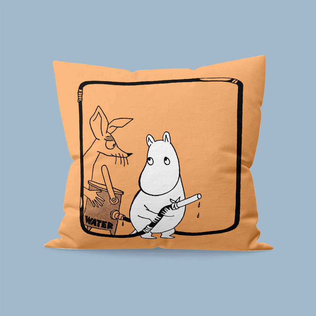 Sniff and Moomin troll wioth water canister Cushion