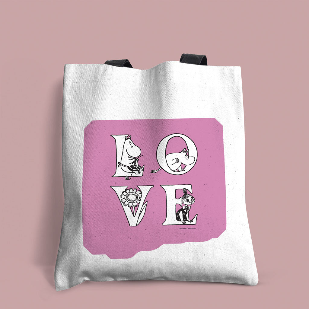 Moomin - Purple Love Edge-to-Edge Tote Bag