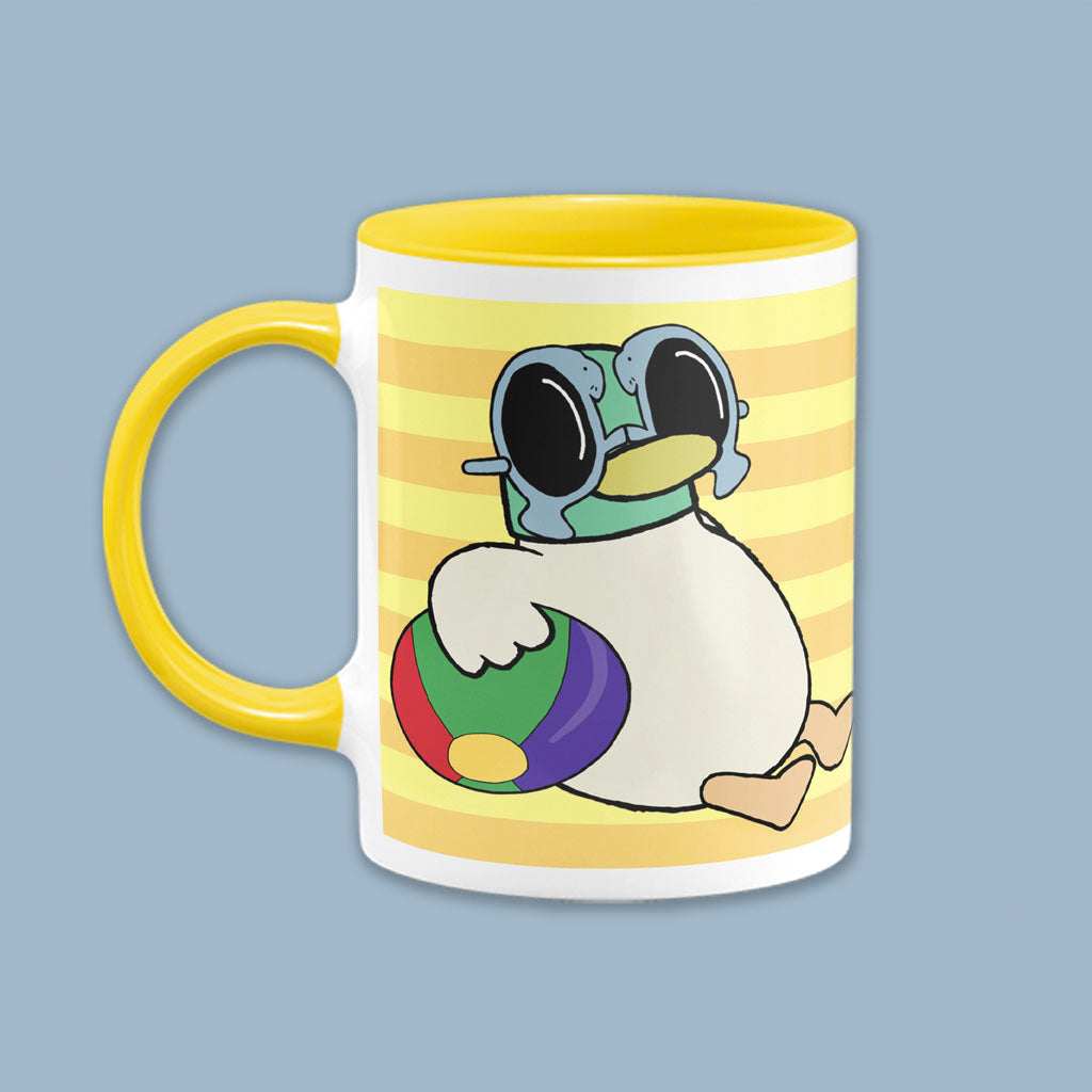Sarah & Duck Sunny Duck Coloured Insert Mug