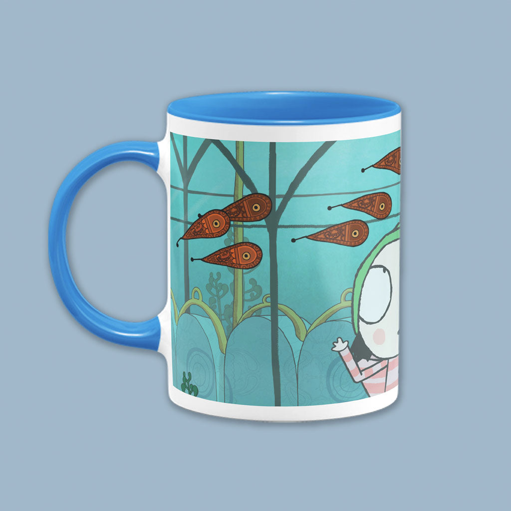 Sarah & Duck 'Look Duck' Coloured Insert Mug