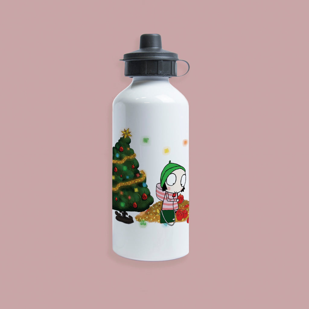 Sarah & Duck Merry Christmas Water Bottle