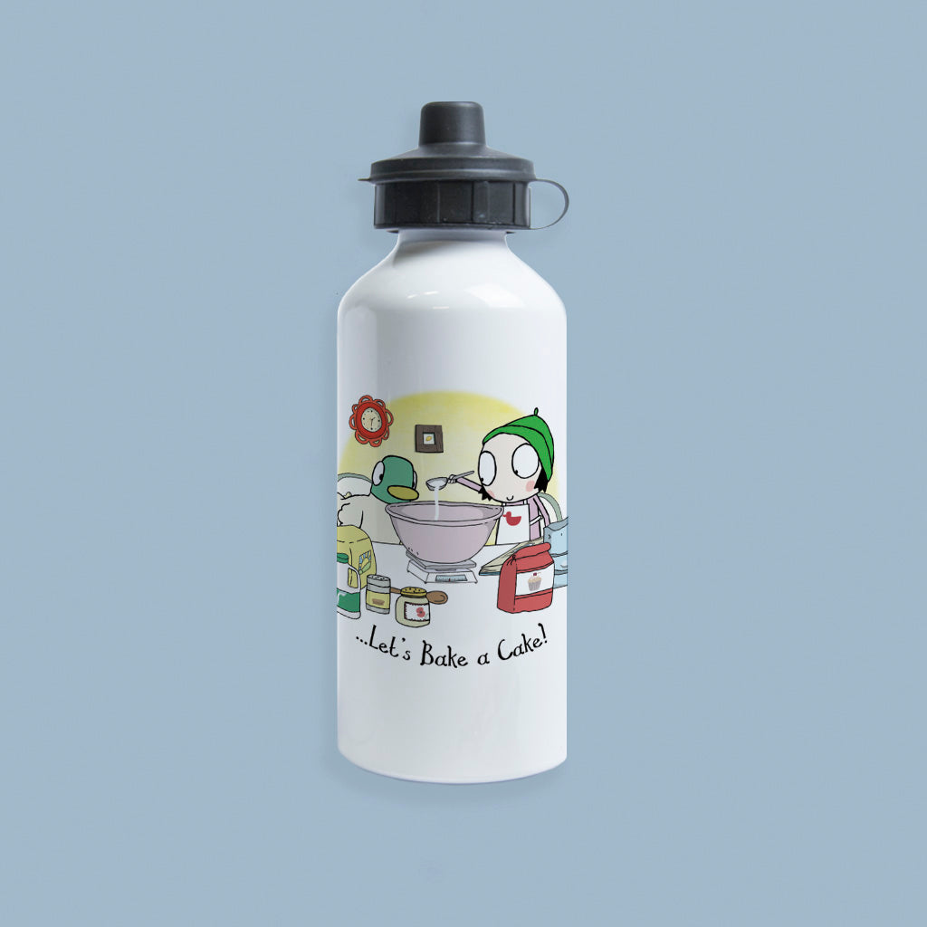 Sarah & Duck Let's Bake! Water Bottle