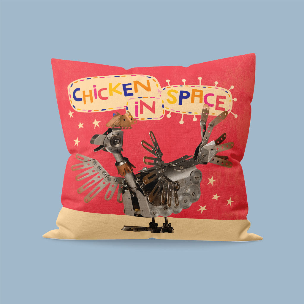 Chicken In Space Clangers Cushion