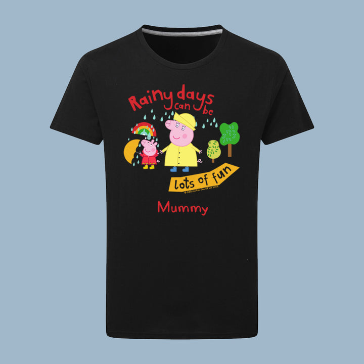 Rainy Days Mummy Pig T-Shirt