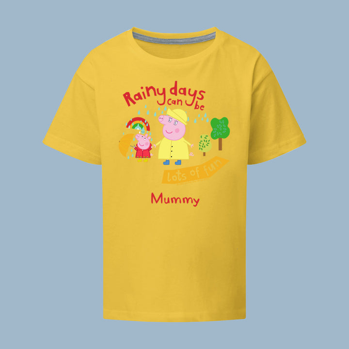 Rainy Days Mummy Pig T-Shirt