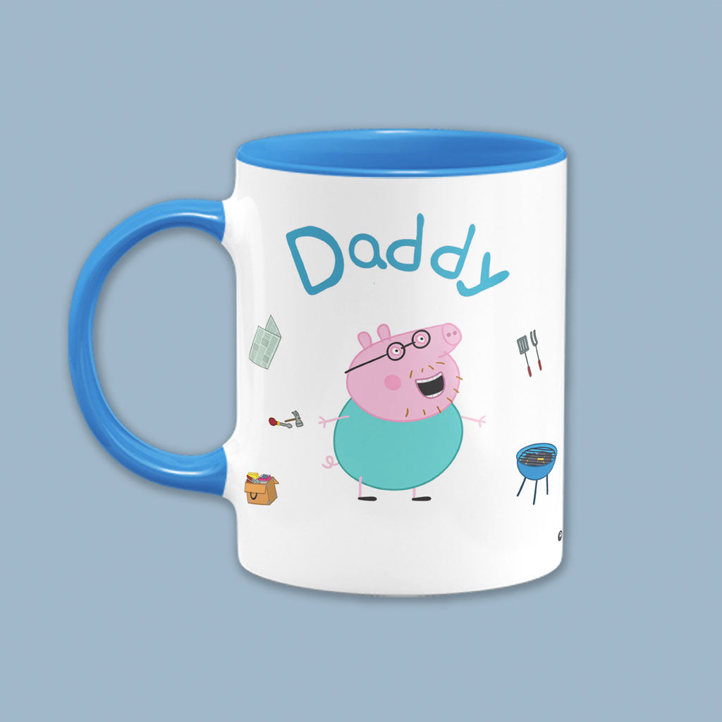 Very Jolly Daddy Pig Coloured Insert Mug