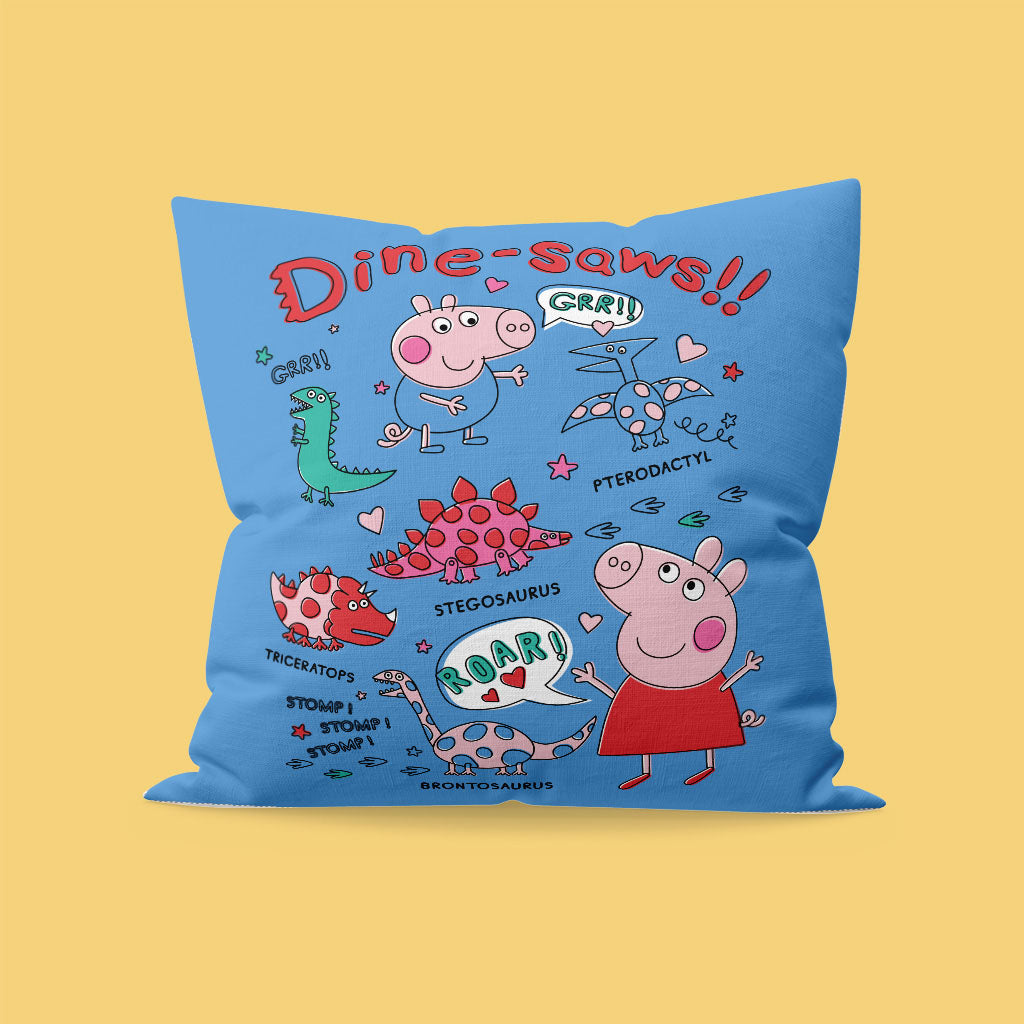 Peppa and George Pig - Dine-Saws! Cushion