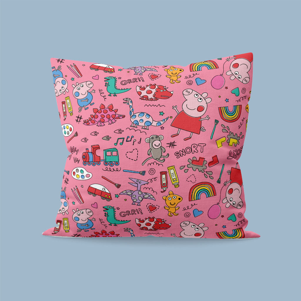 Peppa Pig Pattern Cushion