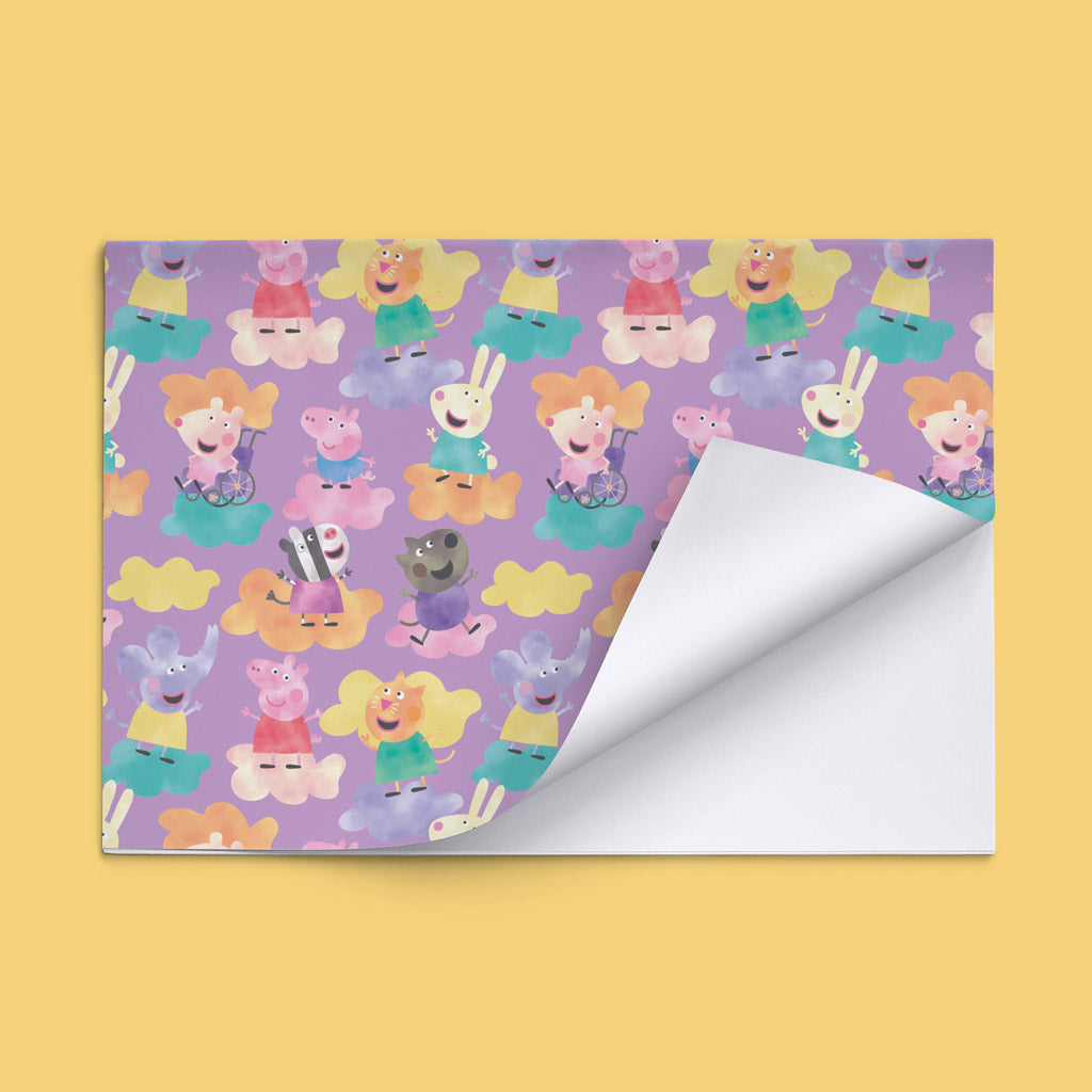 Peppa and Friends in Clouds - Purple