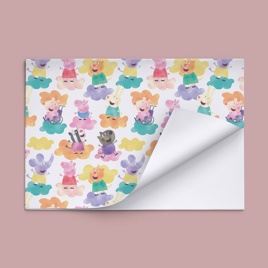 Peppa and Friends in Clouds - White