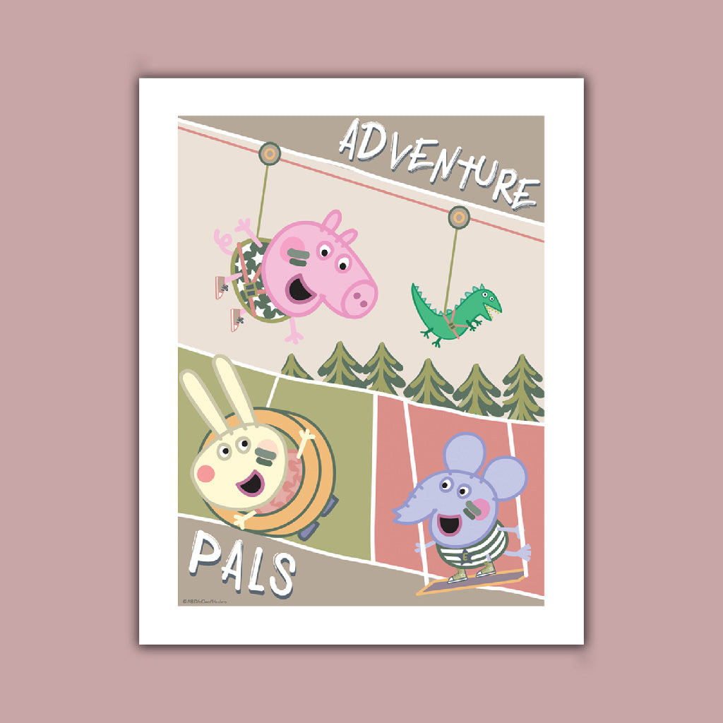 Adventure Pals Art Print