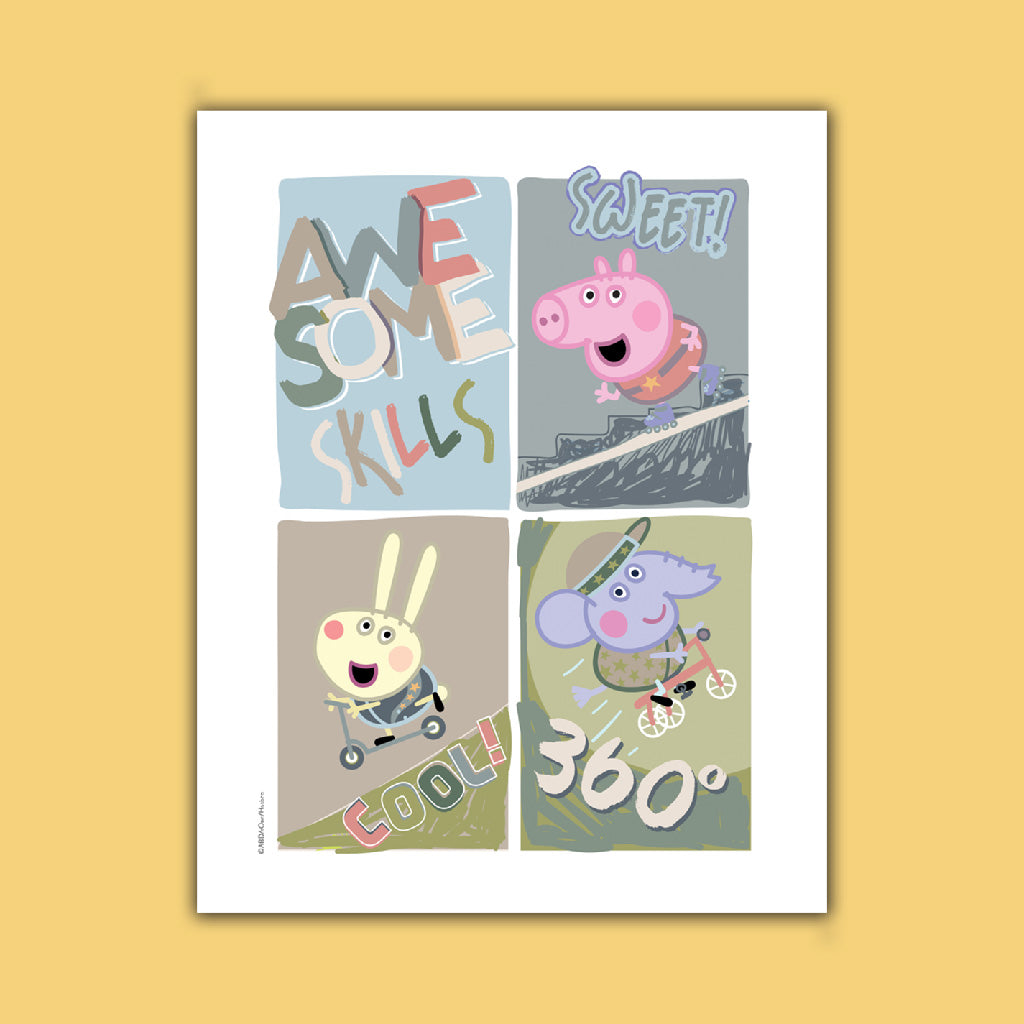 Awesome Skills Art Print