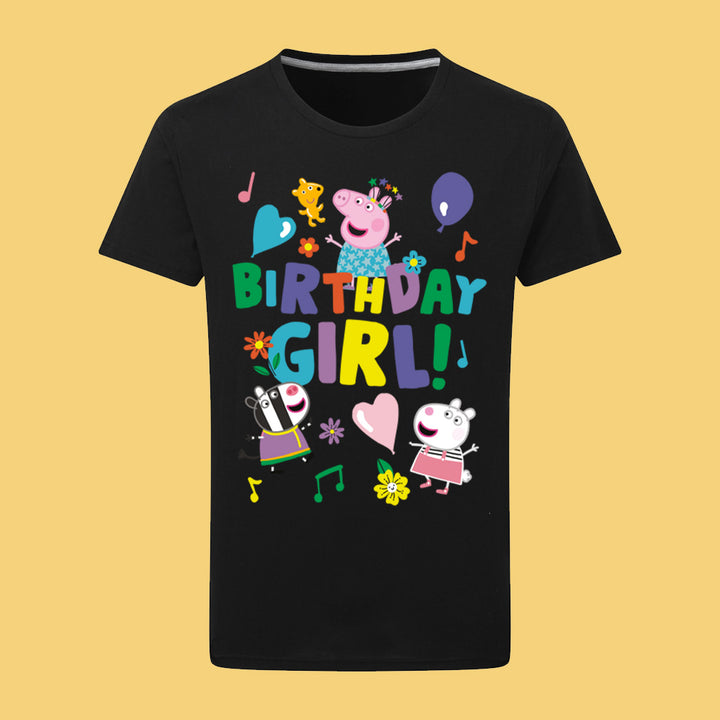 Peppa Pig Birthday Girl T-Shirt