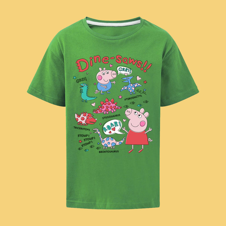 Peppa Pig and George Dinosaurs T-Shirt