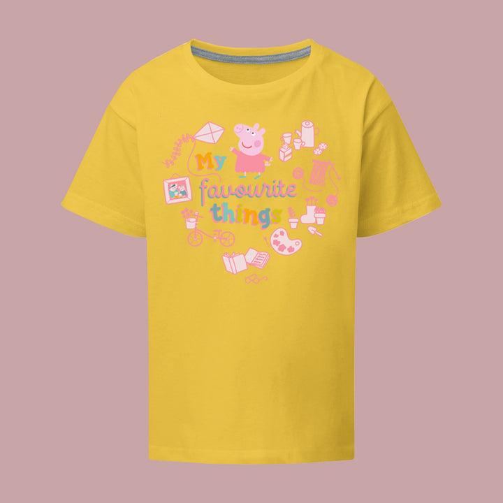 Peppa Pig My Favourite Things T-Shirt