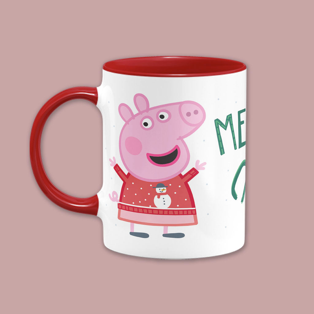 Merry Christmas Stocking Coloured Insert Mug