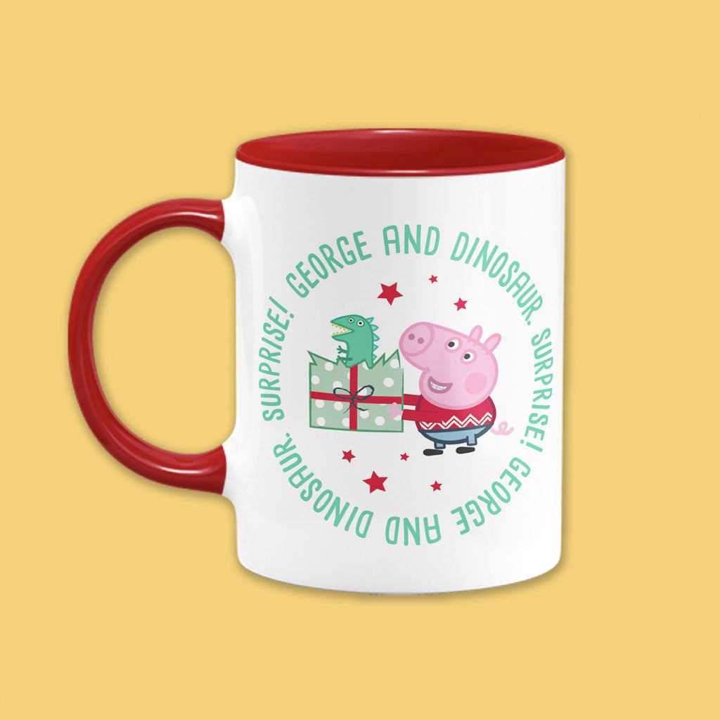 Surprise! George and Dinosaur Coloured Insert Mug