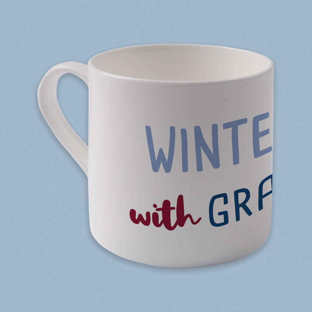 Winter Fun with Granny Bone China Mug