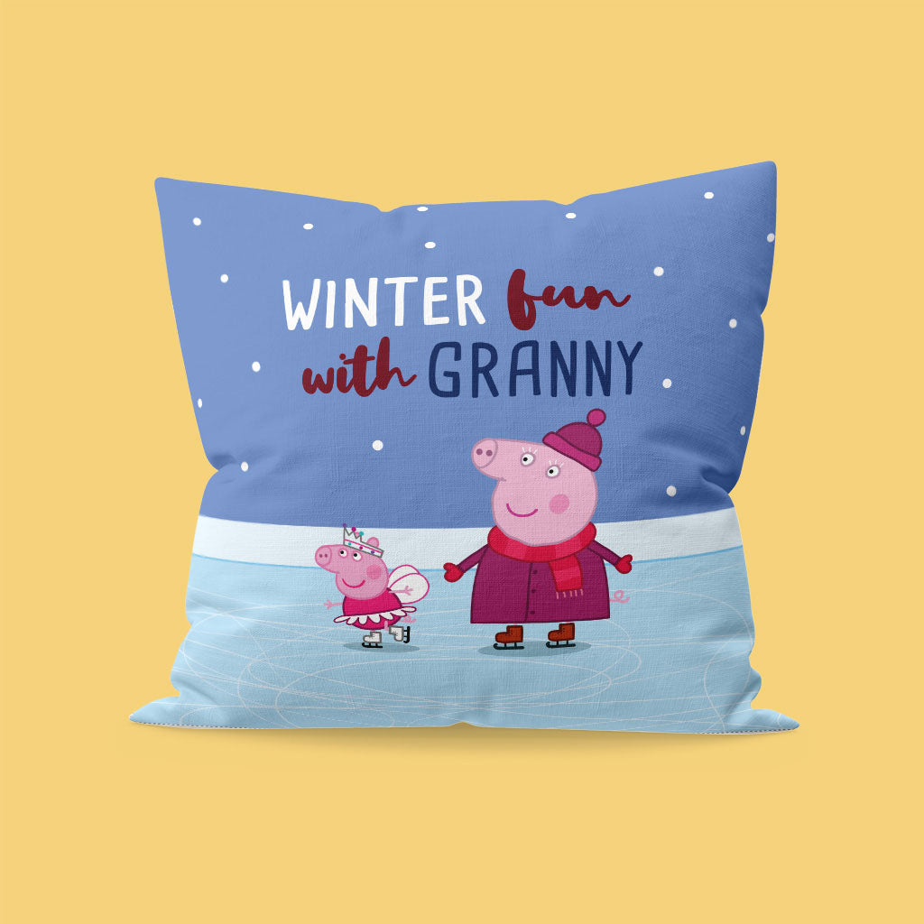 Winter Fun with Granny Cushion