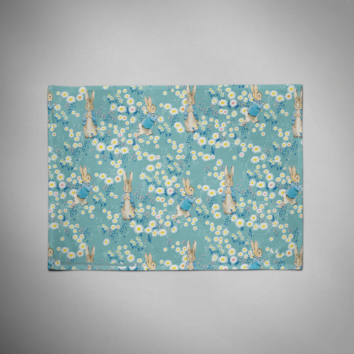Peter in Daisies Patterned Tea Towel