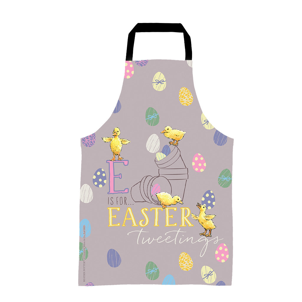 Easter Tweetings Brown Apron