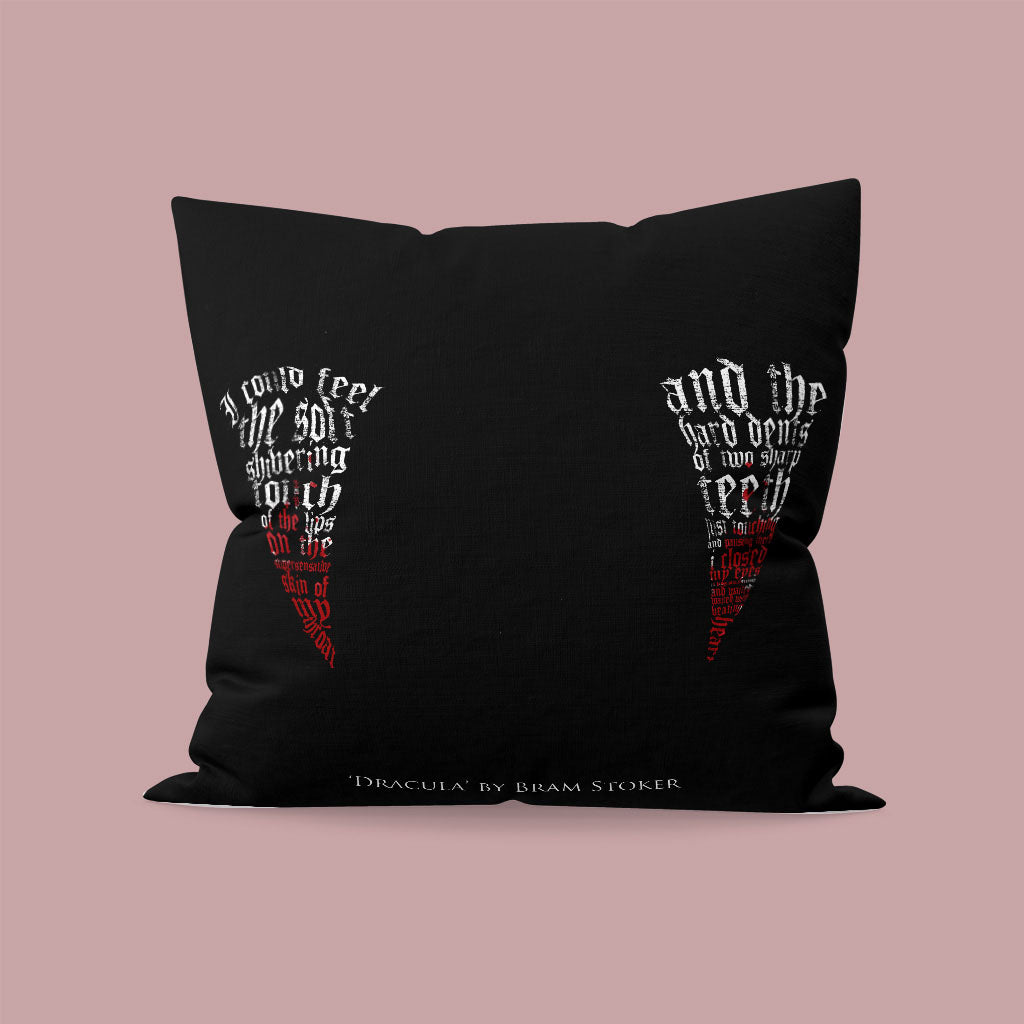 Bram Stoker Quote - Dracula Cushion