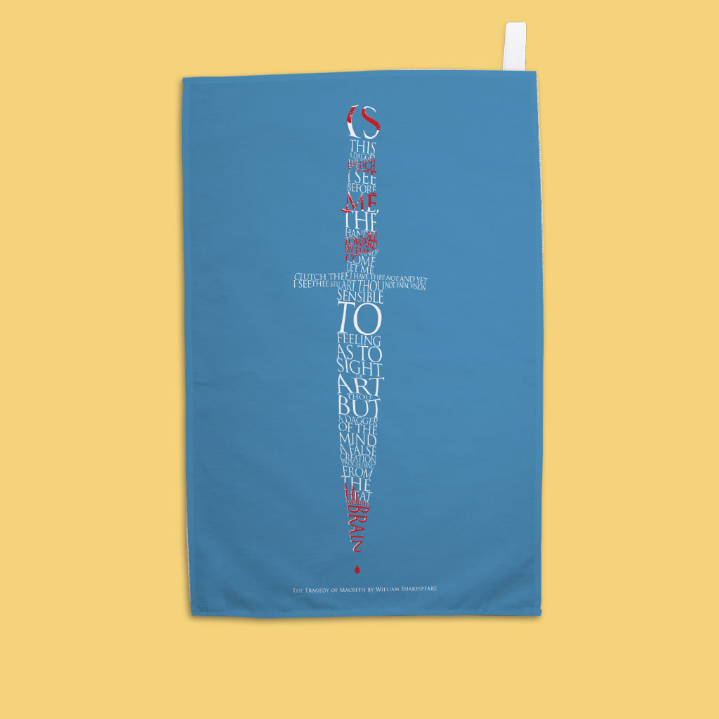 William Shakespeare quote - Macbeth Tea Towel