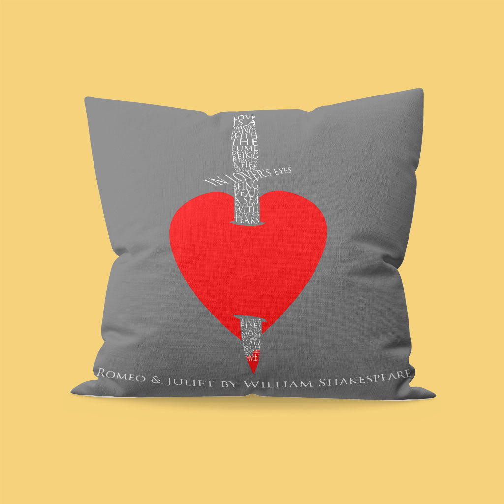William Shakespeare quote - Romeo and Juliet Cushion