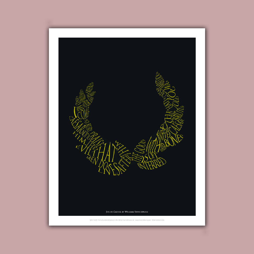 William Shakespeare quote - Julius Caesar Art Print