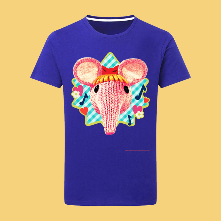 Blue Hearts and Flowers Clangers T-Shirt