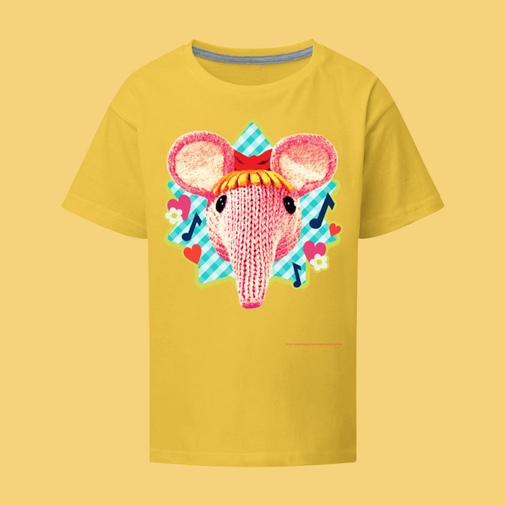 Blue Hearts and Flowers Clangers T-Shirt
