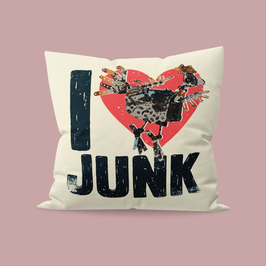 I Love Junk Clangers Cushion