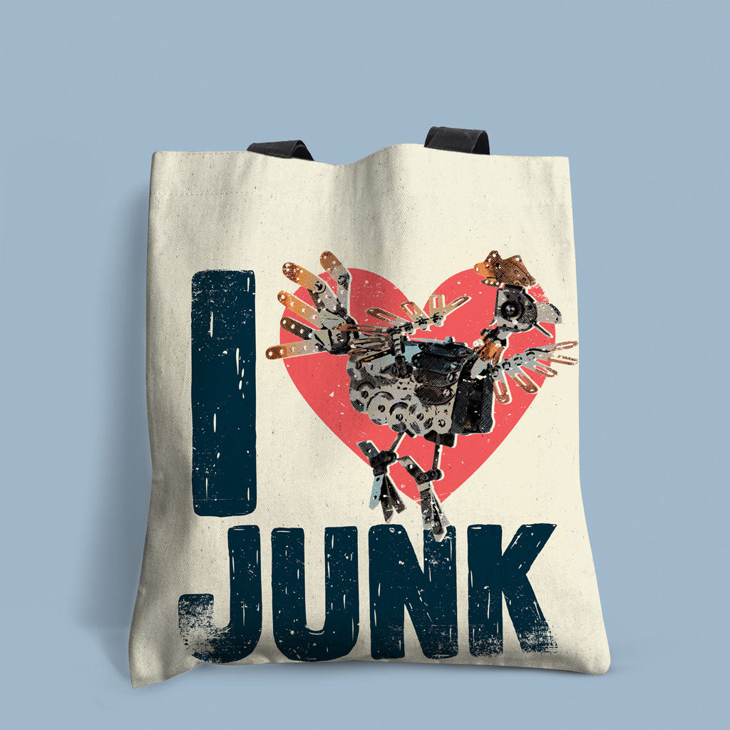 I Love Junk Clangers Edge-to-Edge Tote Bag