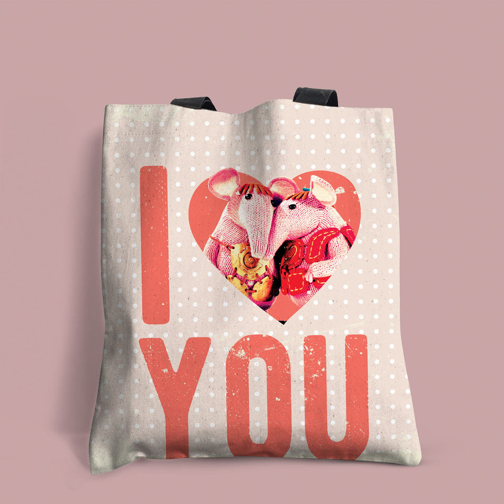 Love You Clangers Edge-to-Edge Tote Bag