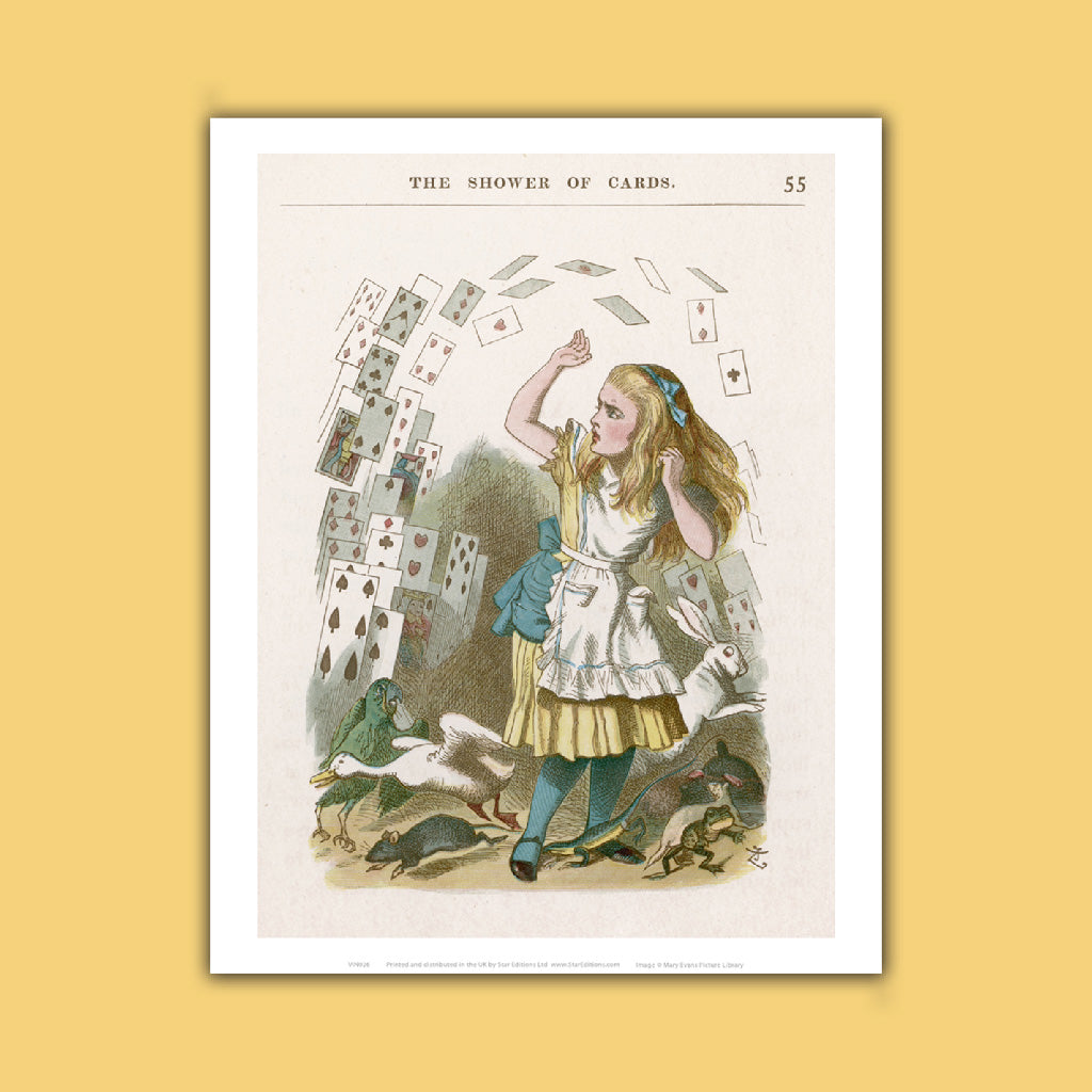 The Shower Of Cards 55 Art Print