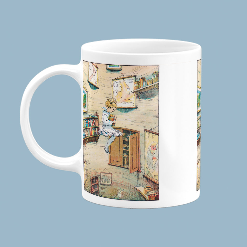 Alice in Wonderland Falling Down The Rabbit Hole Mug