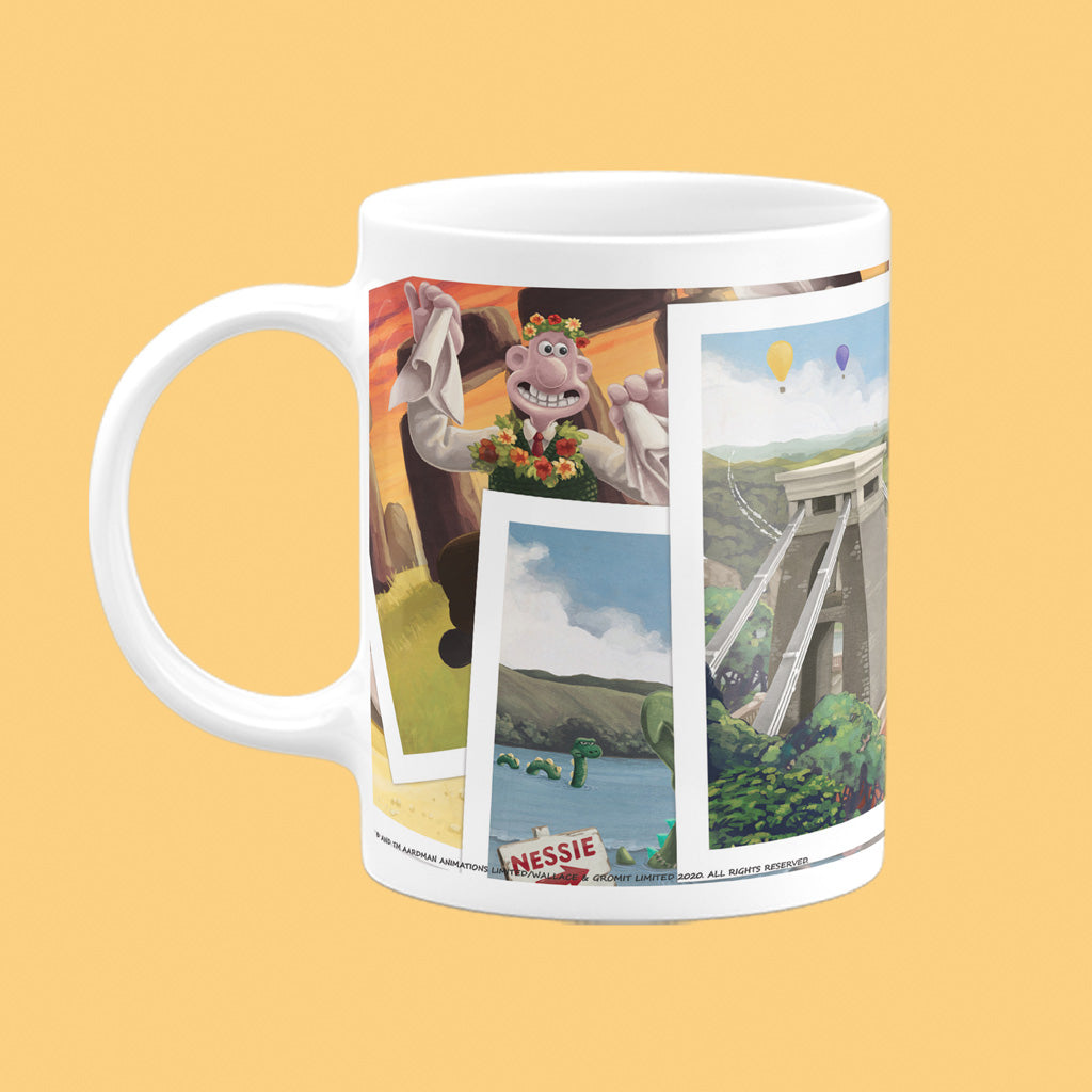 Wallace and Gromit Hot Air Balloon in Bristol Mug