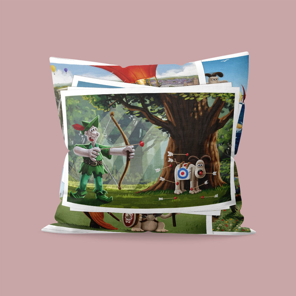 Wallace and Wallace visit Nottingham Forest Cushion
