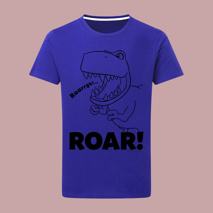 Dinosaur Roar Lineart T-Shirt