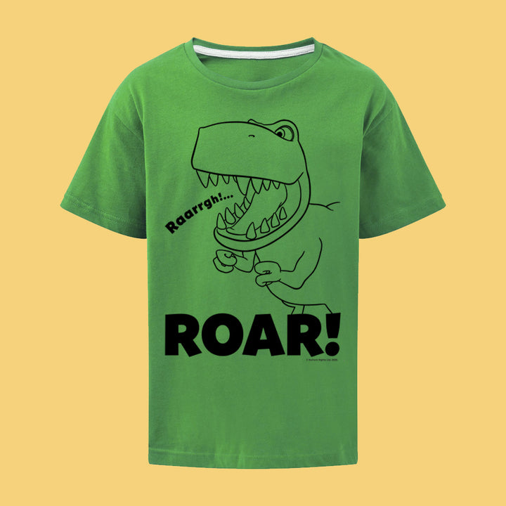 Dinosaur Roar Lineart T-Shirt