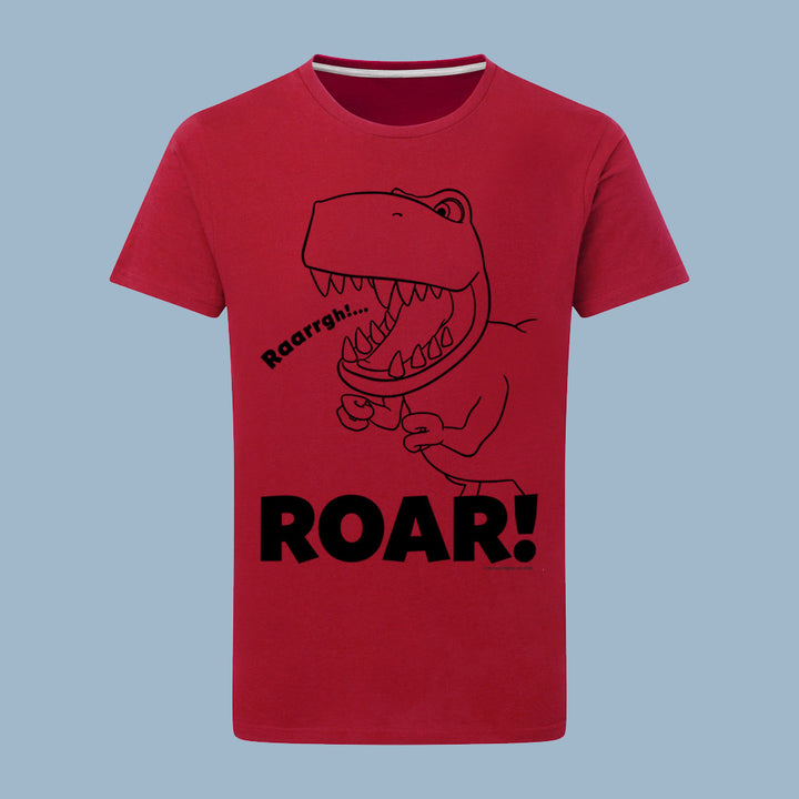 Dinosaur Roar Lineart T-Shirt