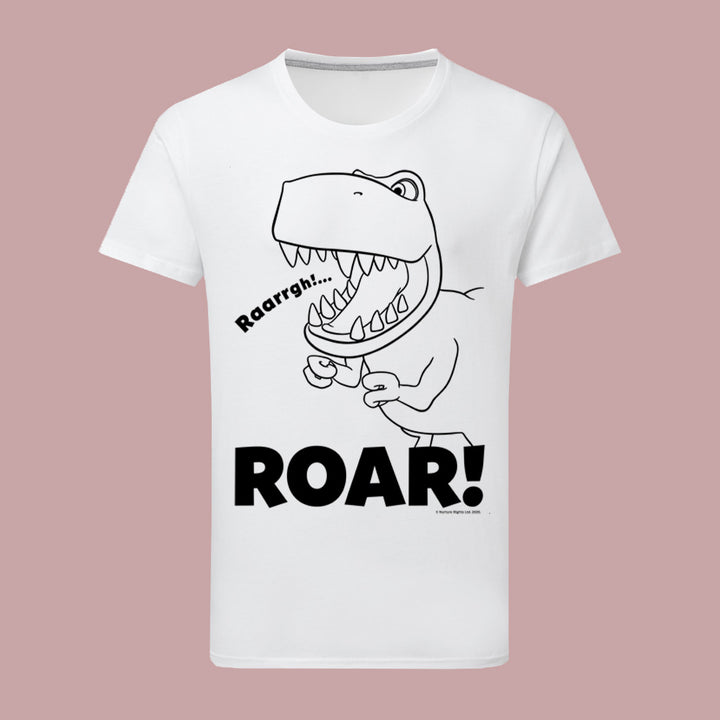 Dinosaur Roar Lineart T-Shirt