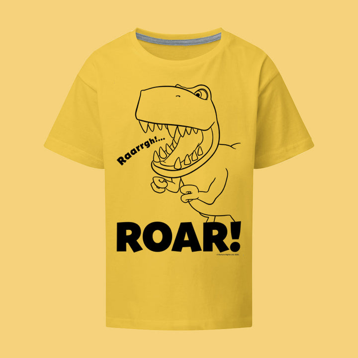 Dinosaur Roar Lineart T-Shirt